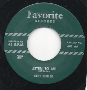 CLIFF BUTLER - Listen To Me