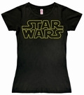 Logoshirt - Star Wars Logo - Girl Shirt Schwarz