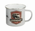 VW BULLI Emaille Tasse - Legendary